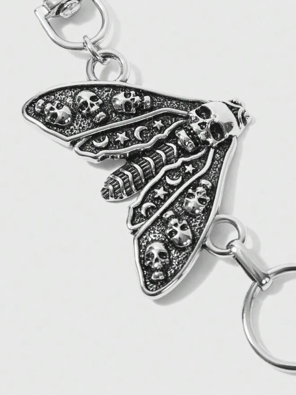Goth Skeleton Butterfly Chain Belt NEW 🏷️